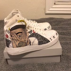 Custom af1 Mac miller hand painted